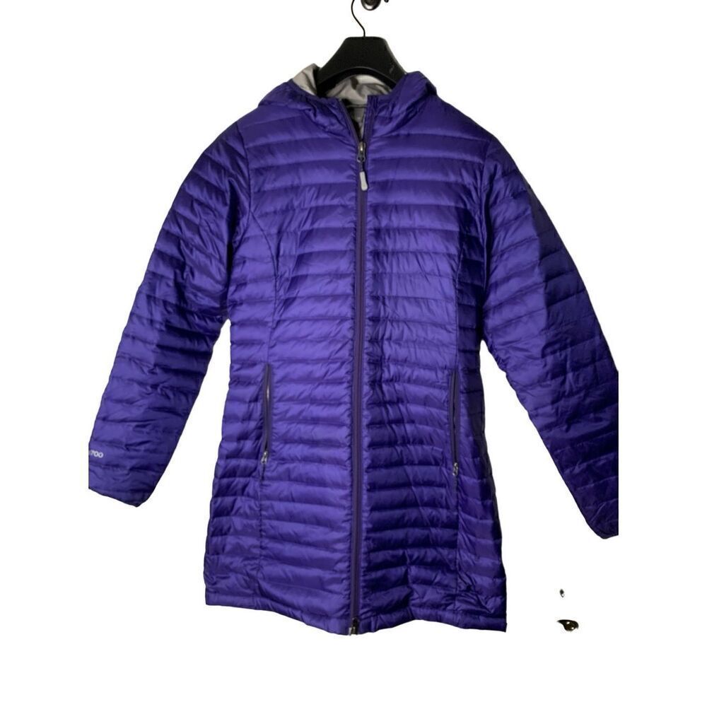 Eddie Bauer EB700 down winter jacket coat puffer purple women's size XS
